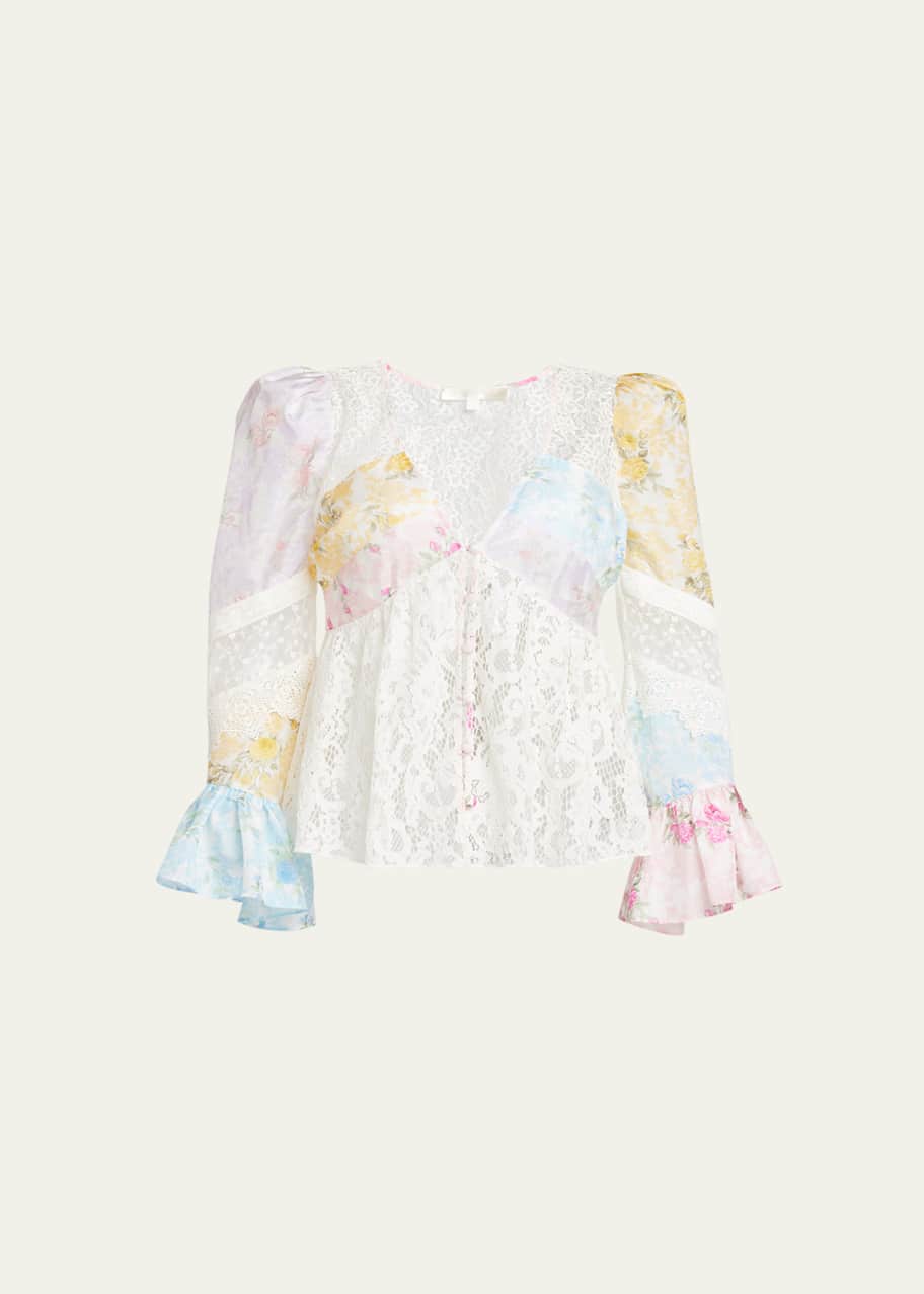 S.R　monkey time FLOWER LACE SHIRT MONKEY TIME（モンキータイム）の「＜monkey time＞ FLOWER