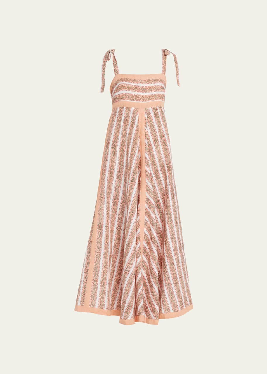 chinese dress ladies Serena Linen Dress main image 1
