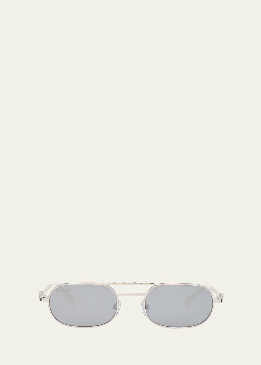 Image 1 of 1: Baltimore Metal Alloy Aviator Sunglasses