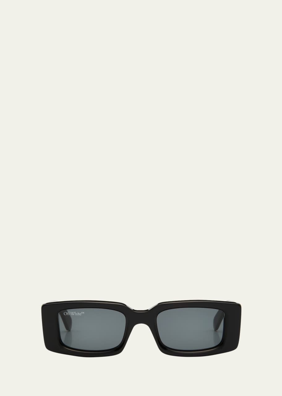 Off-White Arthur Acetate Rectangle Sunglasses - Bergdorf Goodman