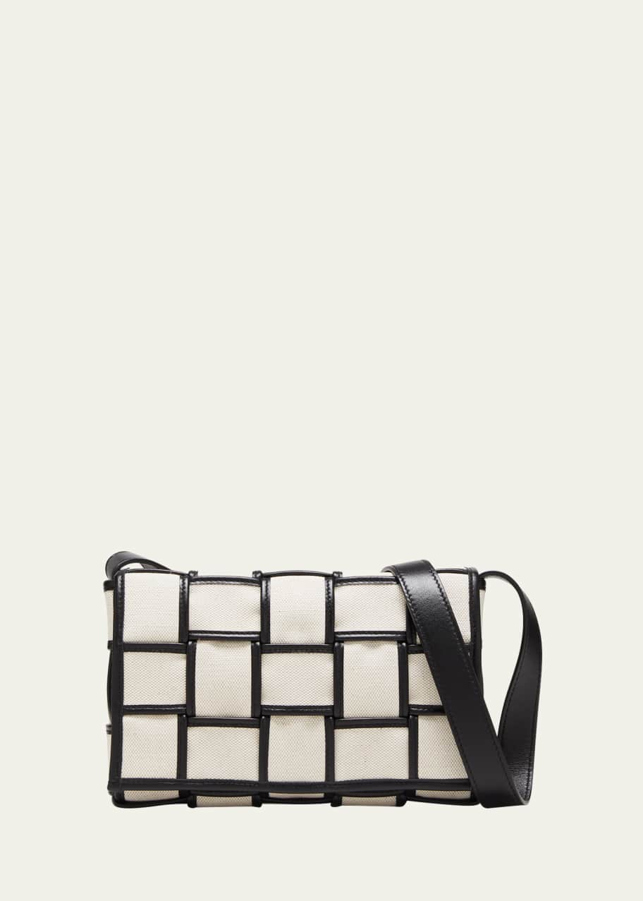Bottega Veneta Men's Medium Cassette Canvas Crossbody Bag