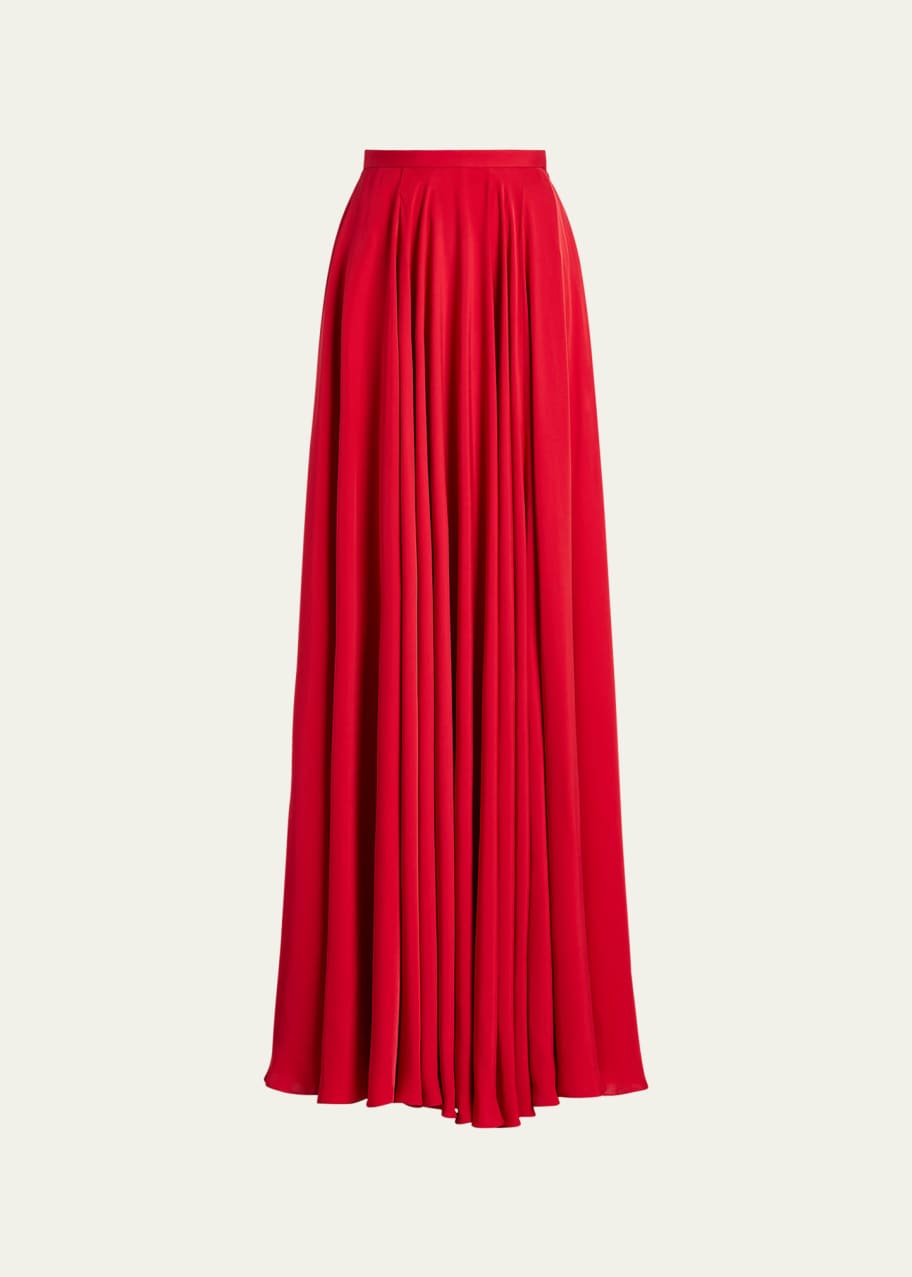 Ralph Lauren Collection Maguire Maxi Silk Skirt Bergdorf Goodman