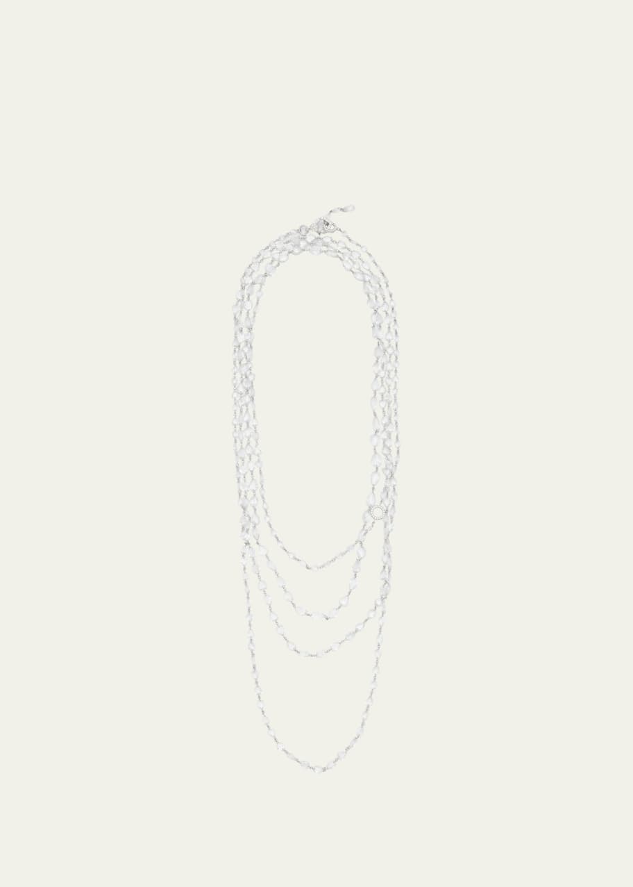 Image 1 of 1: Platinum Ethereal Diamond Chain Necklace