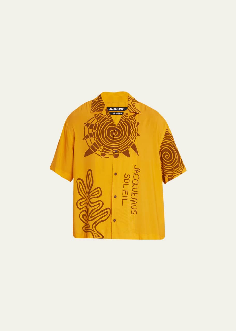 Jacquemus Men s Arty Sun Camp Shirt Bergdorf Goodman