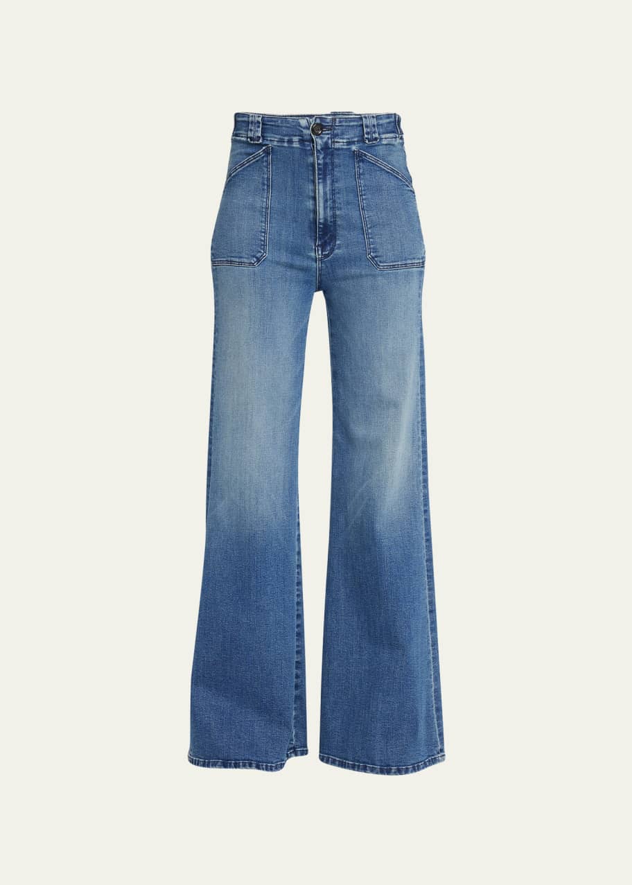 MOTHER The Elbow Grease Roller Sneak Jeans - Bergdorf Goodman