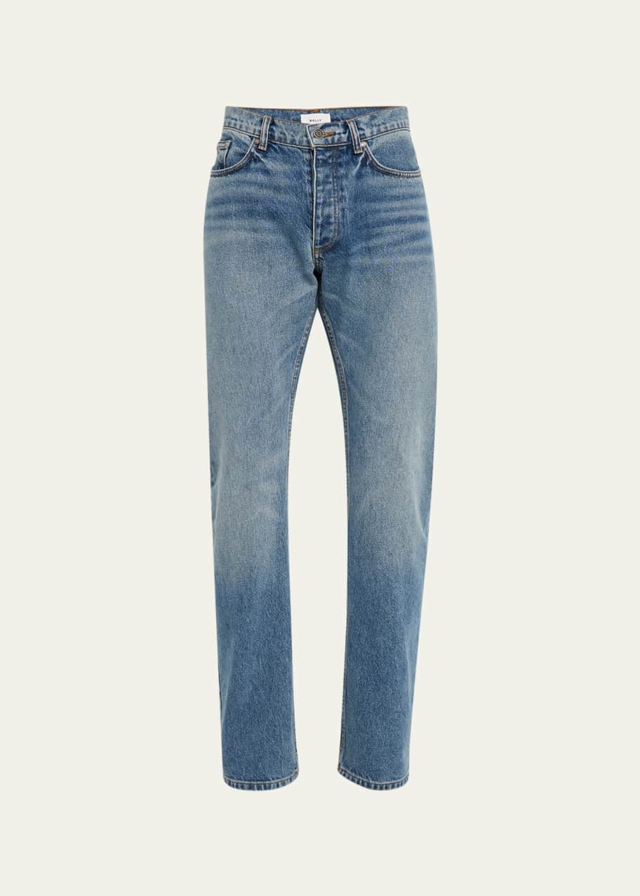 Men s Regular Fit Faded Jeans