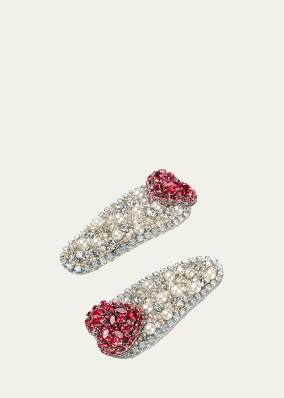 DEEPA BY DEEPA GURNANI  AMIRAH OPEN HAIR CLIP Hair Accessories Deepa Gurnani Barrette for Women for sale  main image 4