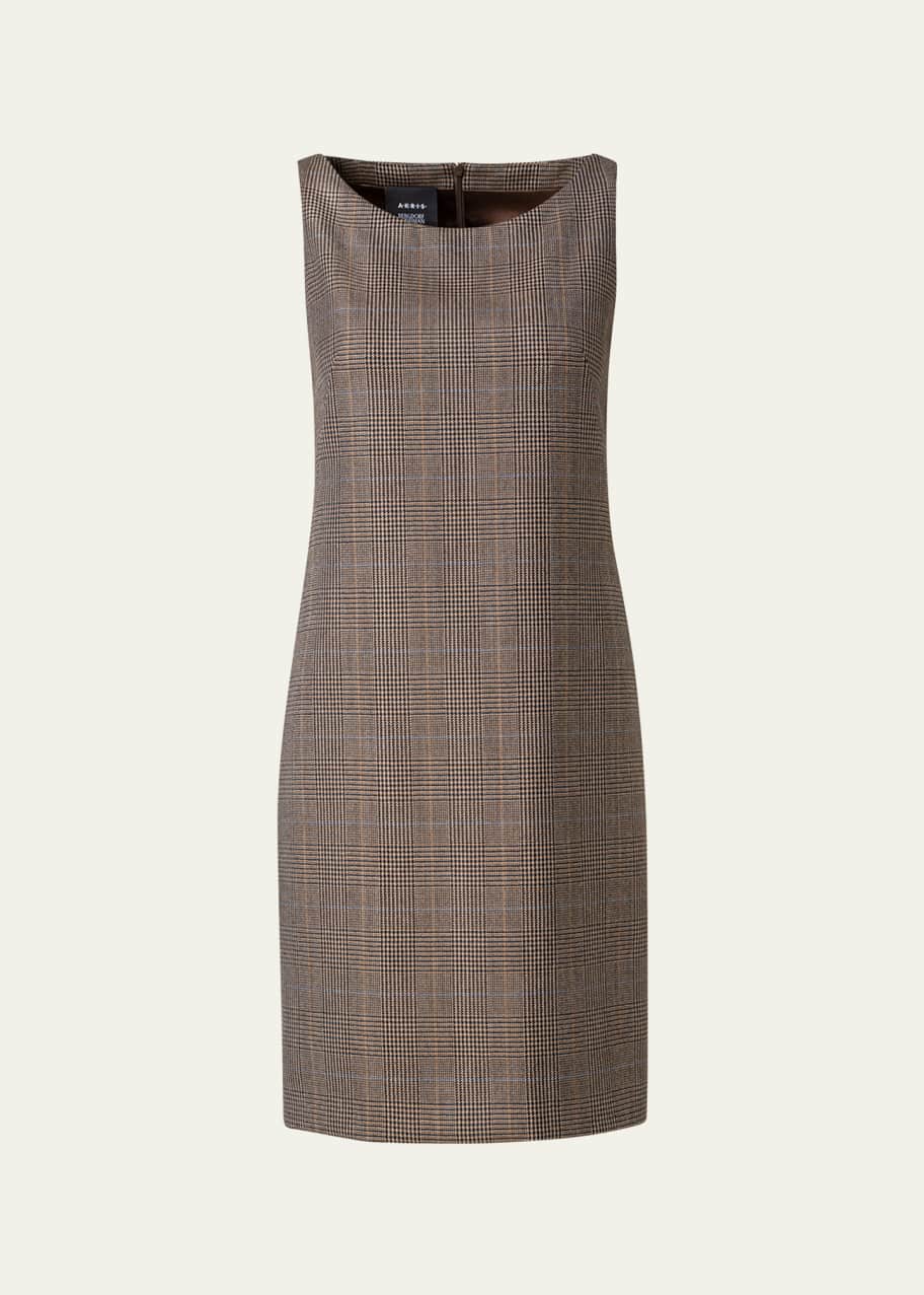 short cashmere dress Short strappy dress in Cashmere Women black