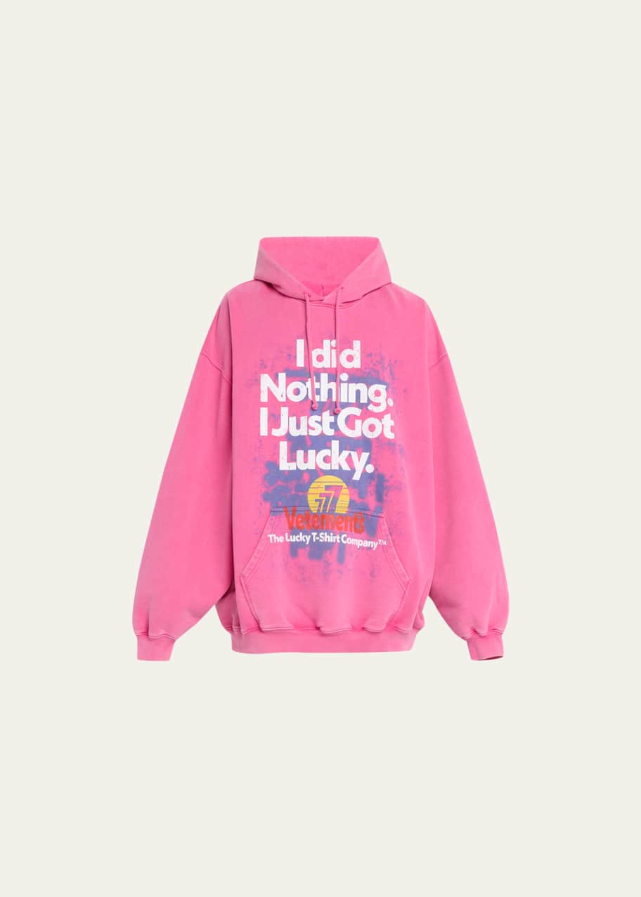 トップス VETEMENTS 22AW I Just Got Lucky Hoodie Vetements I Got Lucky Hoodie | Garmentory