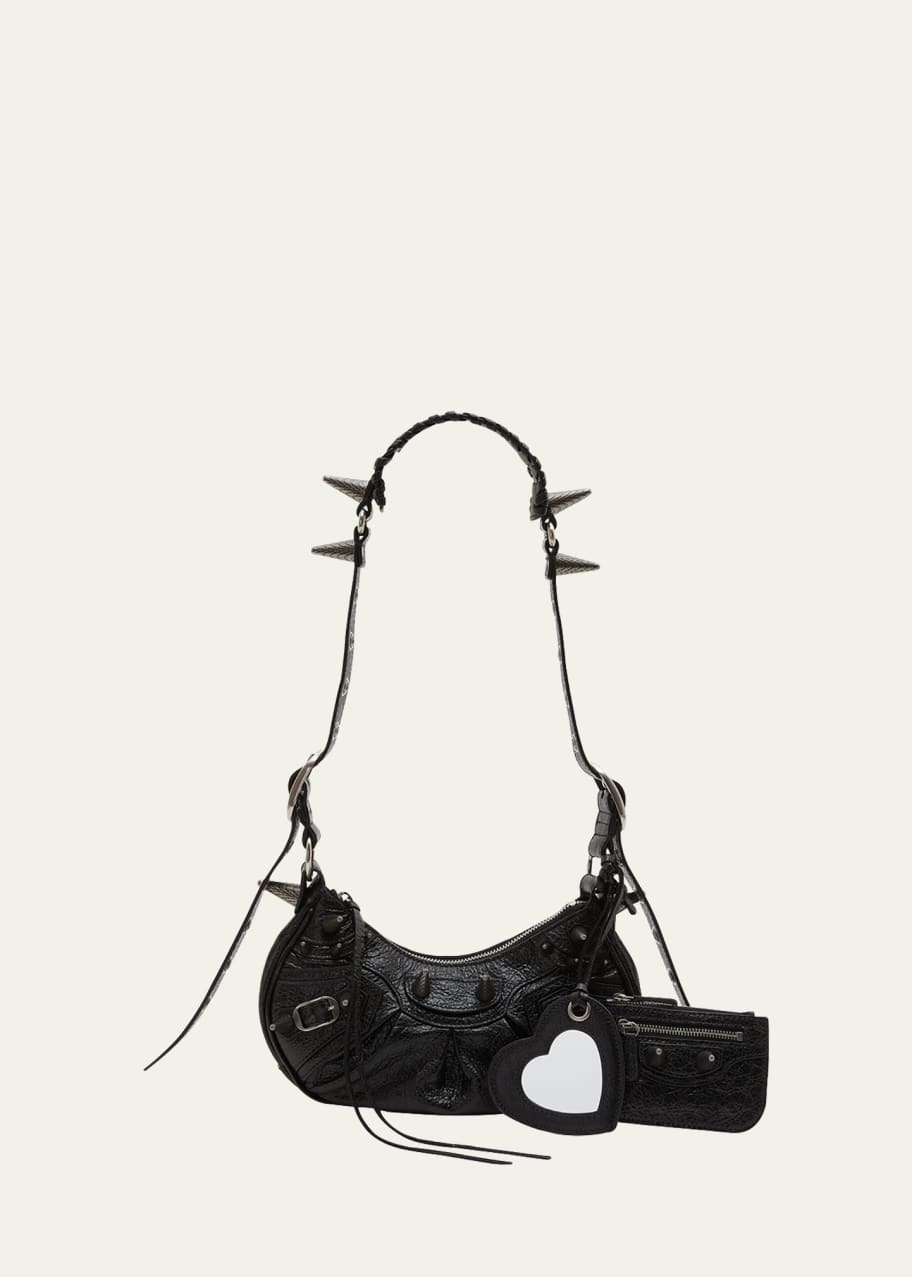 Balenciaga Le Cagole XS Spike Leather Shoulder Bag - Bergdorf Goodman