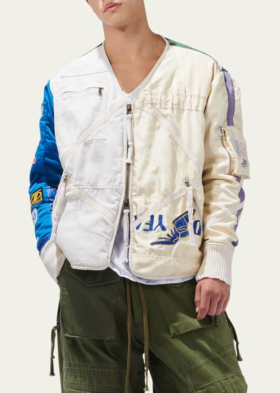 Greg Lauren Men's Patchwork Racing Jacket - Bergdorf Goodman