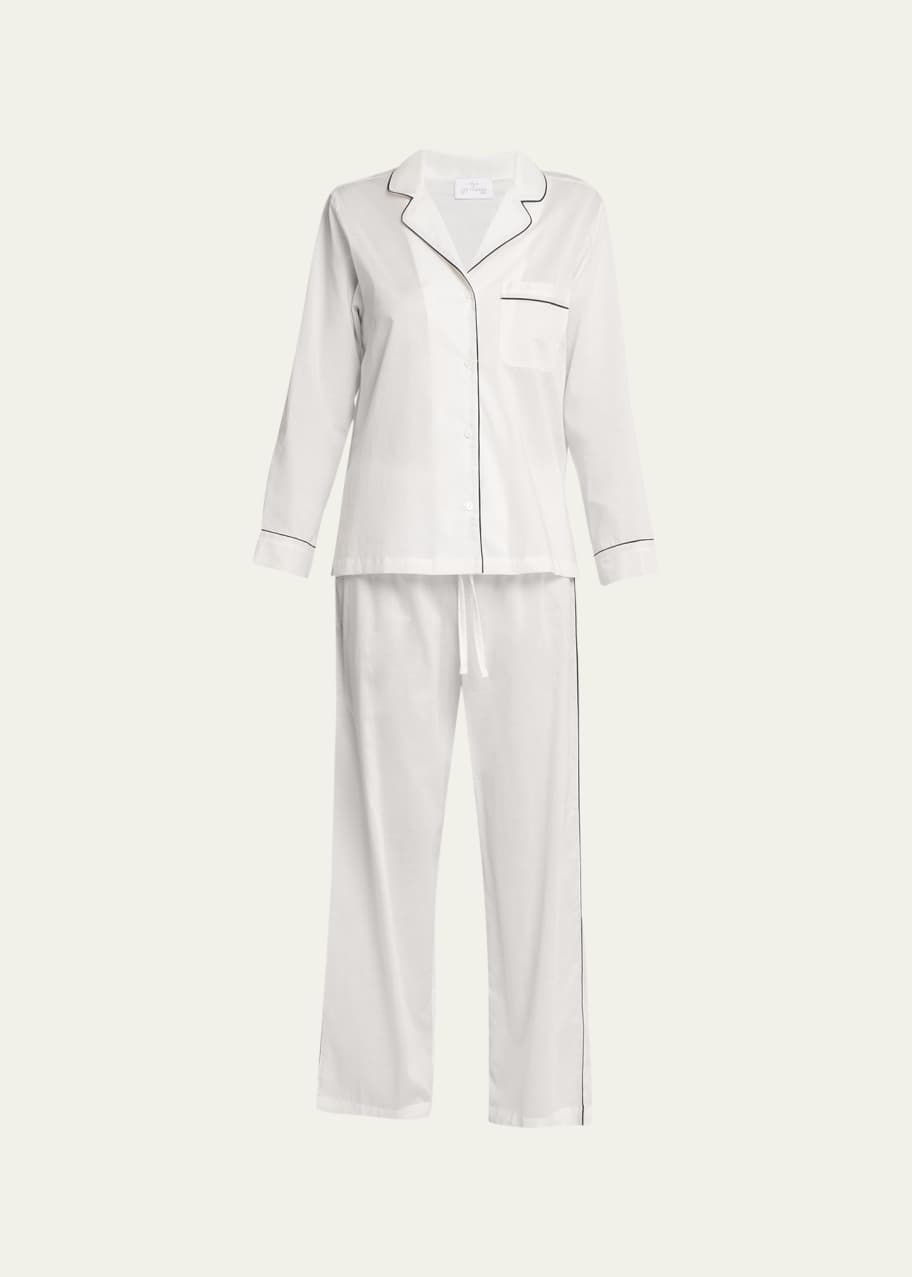 Wide Leg Egyptian Cotton Pajama Set