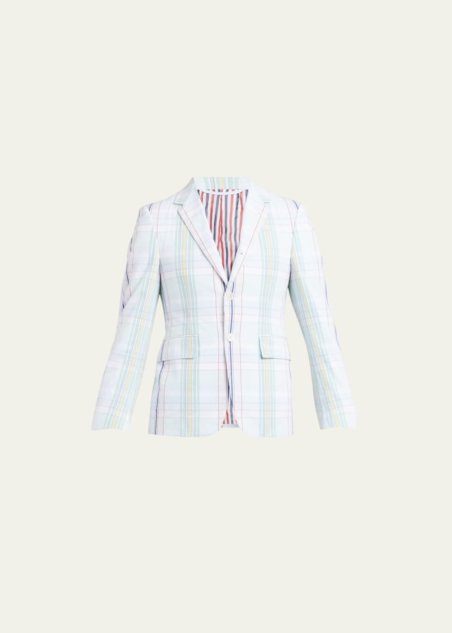 90'S Levi's Madras Check Long Sleeve Cotton Check Shirt, Men's Size L, Vintage cotton multicolor Vintage Second Hand main image 1
