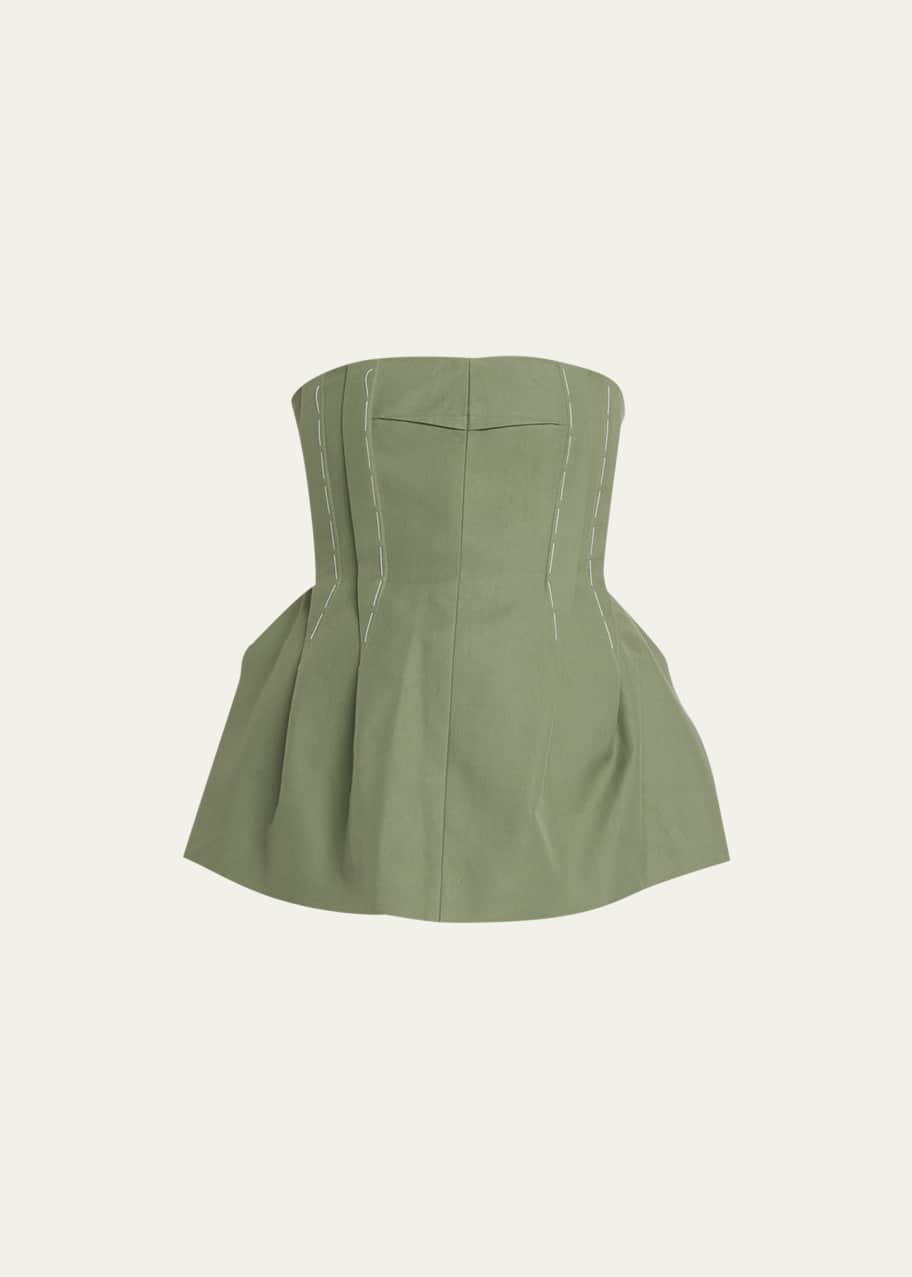 Peplum bustier sales