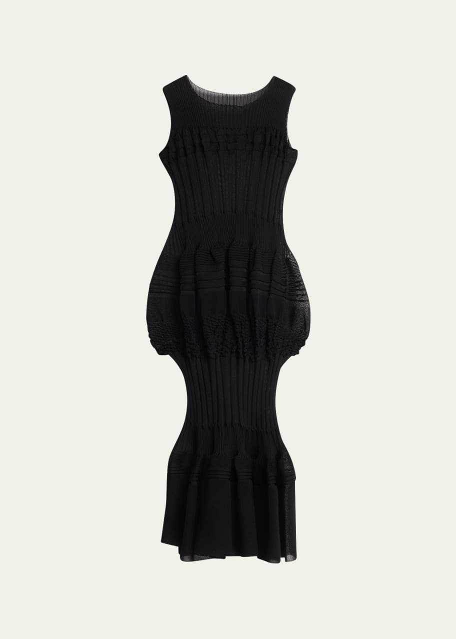 Knit Dress Sheer Pleated Dress Red Petite Viscose Blend Knit Halter Neck Sheer  Skirt Midaxi Dress