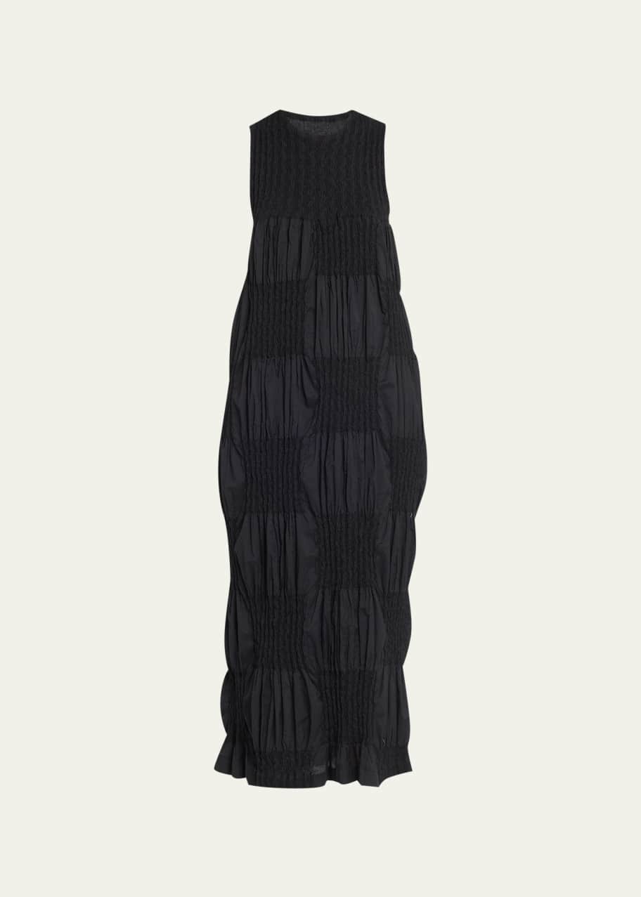 Jupe Longue Issey Miyake Pour Bergdorf Goodman – Noire Taffetas – Taille S – Vintage 90s
