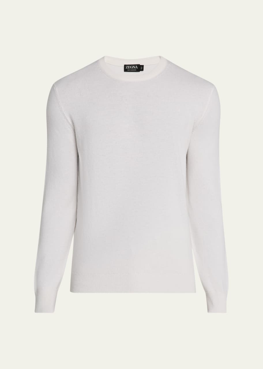 ZEGNA Men's Oasi Cashmere Crewneck Sweater - Bergdorf Goodman