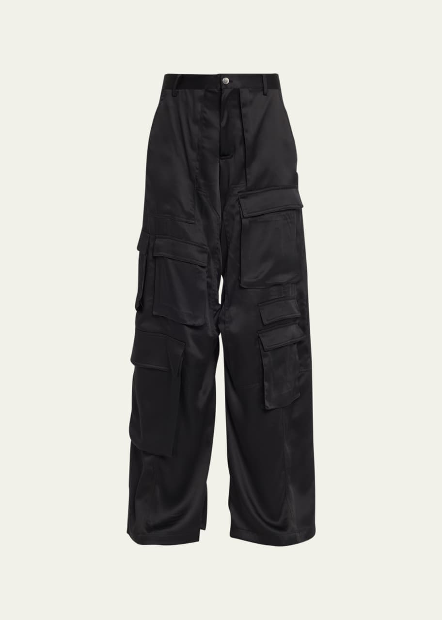 Act No1 Satin Cargo Pants Bergdorf Goodman