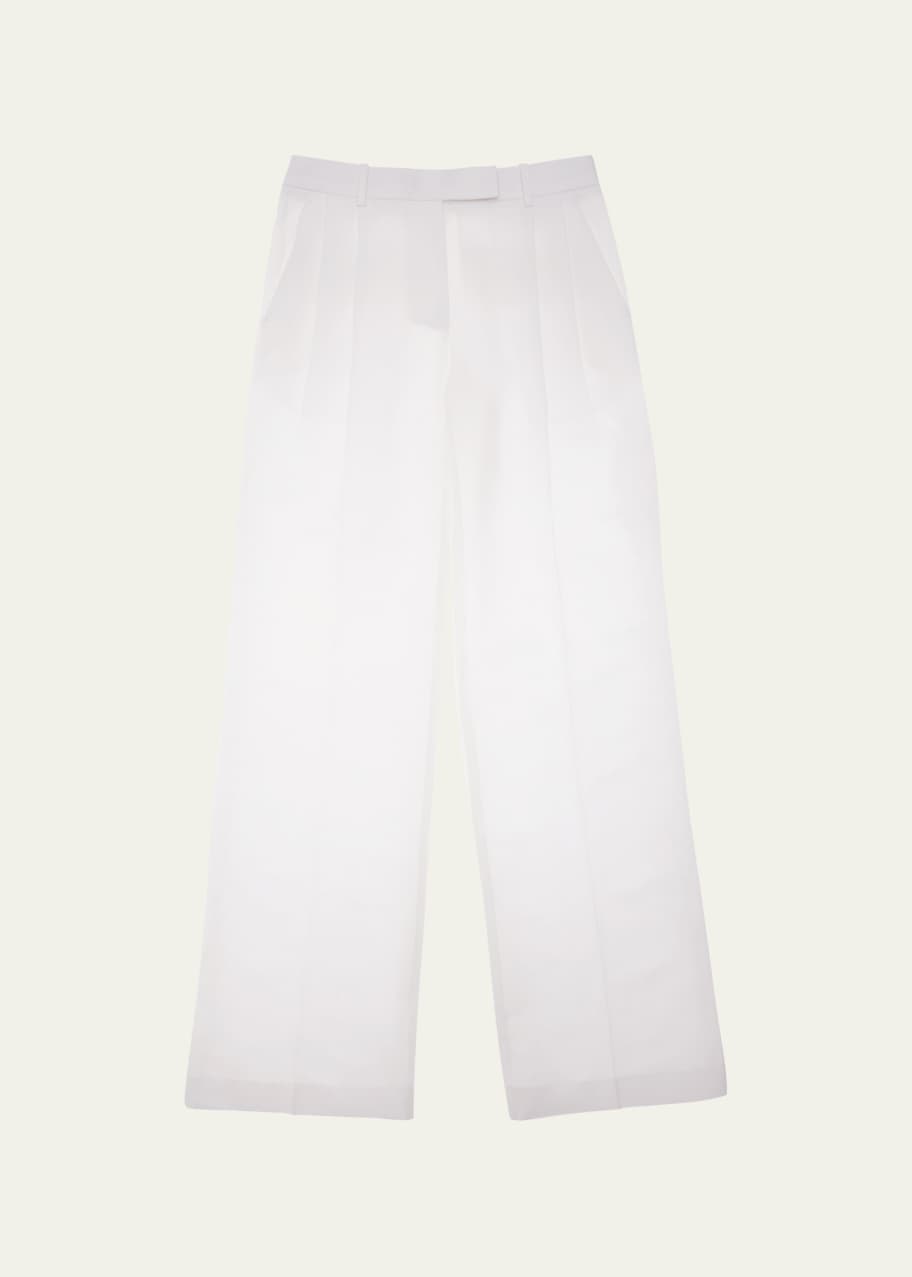 HELMUT LANG Gusset Wide Leg Pants (Navy)