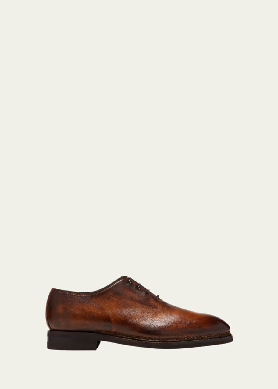 Bontoni Men's De La Ville Soft Calf Leather Oxfords - Bergdorf Goodman