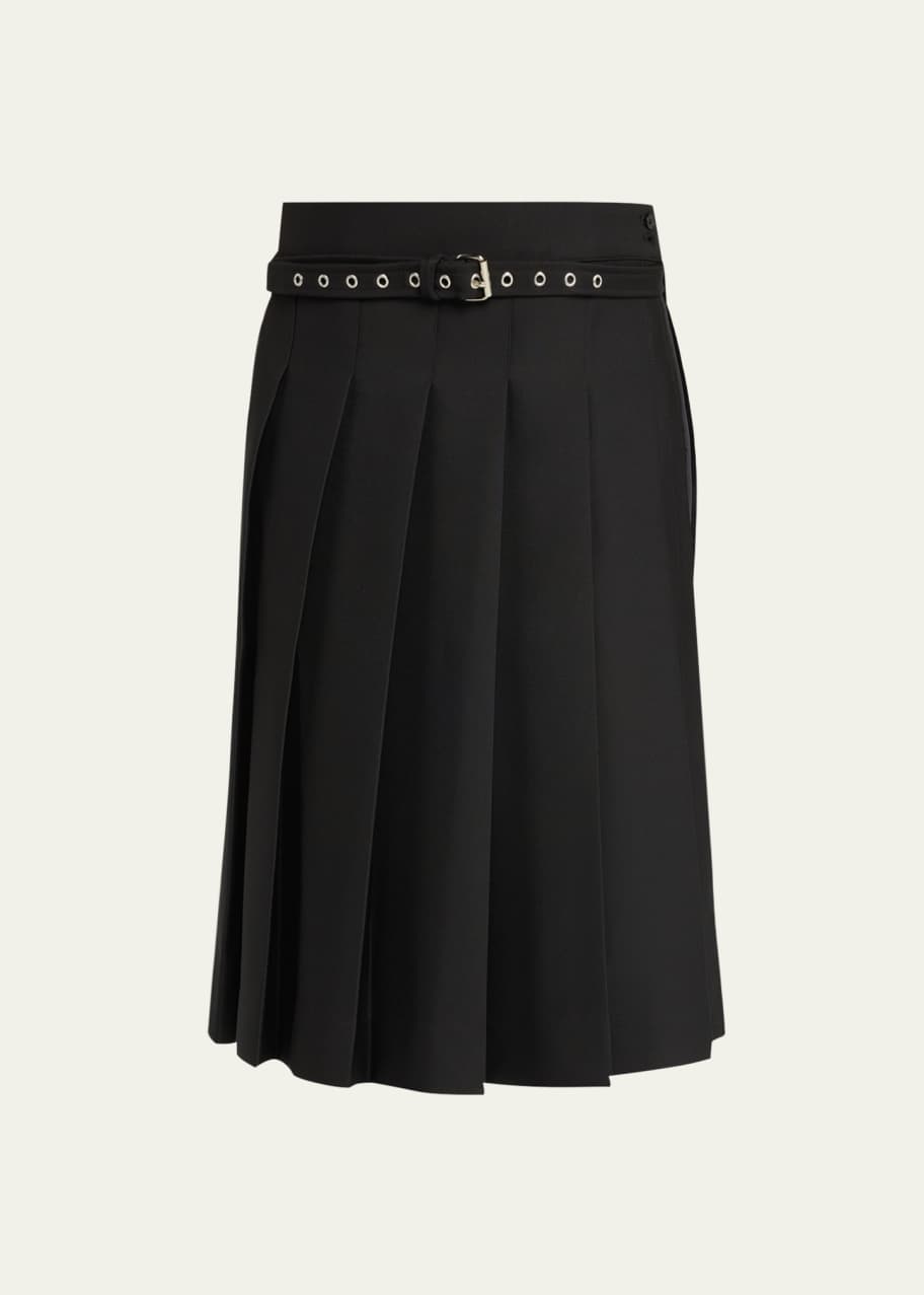 安価 ワタナベ BELPER SKIRT PLEATED GLOSSY ロングスカート