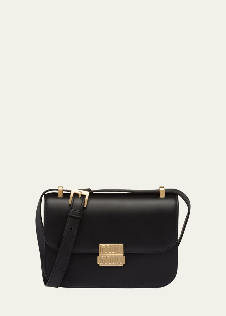 Miu Miu City Calf Leather Crossbody Bag - Bergdorf Goodman