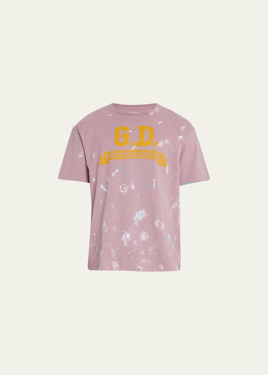 トップス GALLERY DEPT. PSYCHOLOGY T-SHIRT GALLERY DEPARTMENT Men's Psychology Paint Splatter T-Shirt