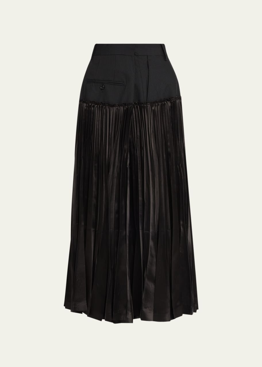 Image 1 of 1: Pleat Bottom Hybrid Skirt