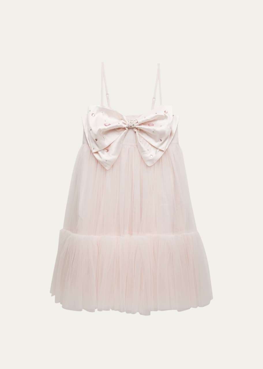 strapless open back dress Tutu Du Monde Fraisier Tulle Dress – Kids21 main image 0