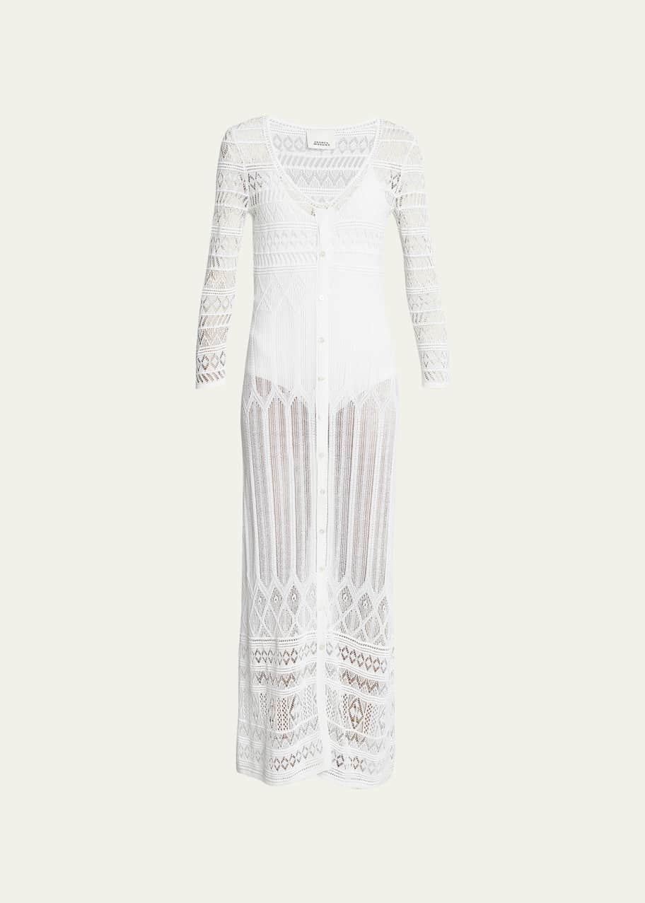 back cut out dress SHEIN Anewsta Crochet Mesh Embroidery Sexy See-Through Blouse | Top