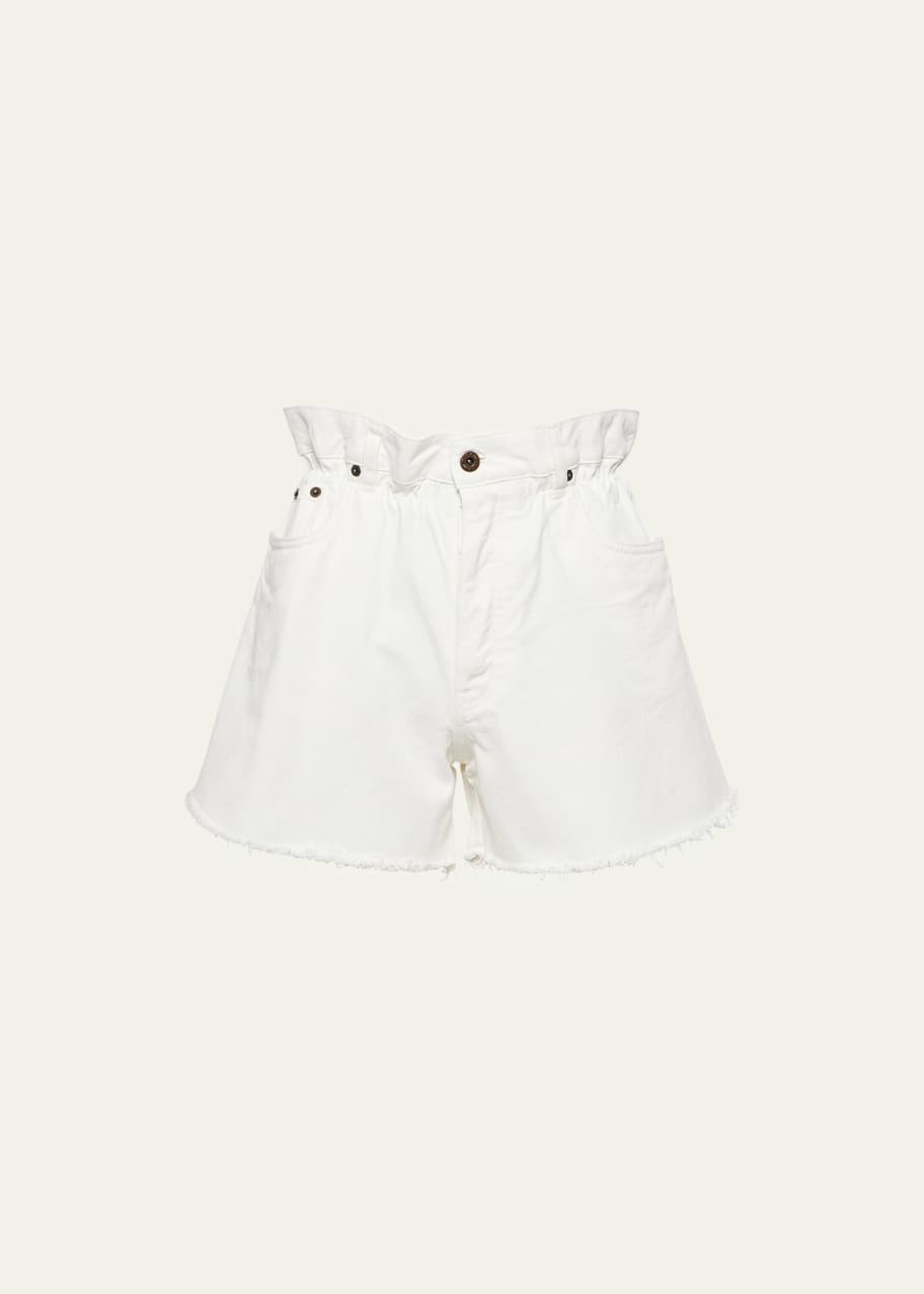Knee length paper bag shorts discount