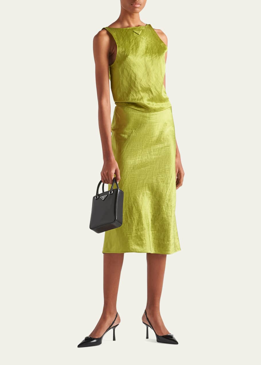 Silk midi skirt 3d hotsell
