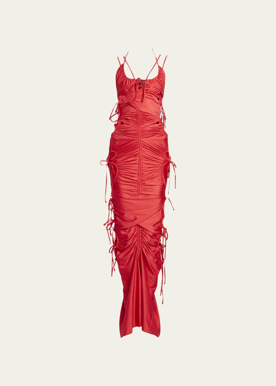 ワンピース Balenciaga Dresses Balenciaga Patched Bikini Dress with Cutout Details
