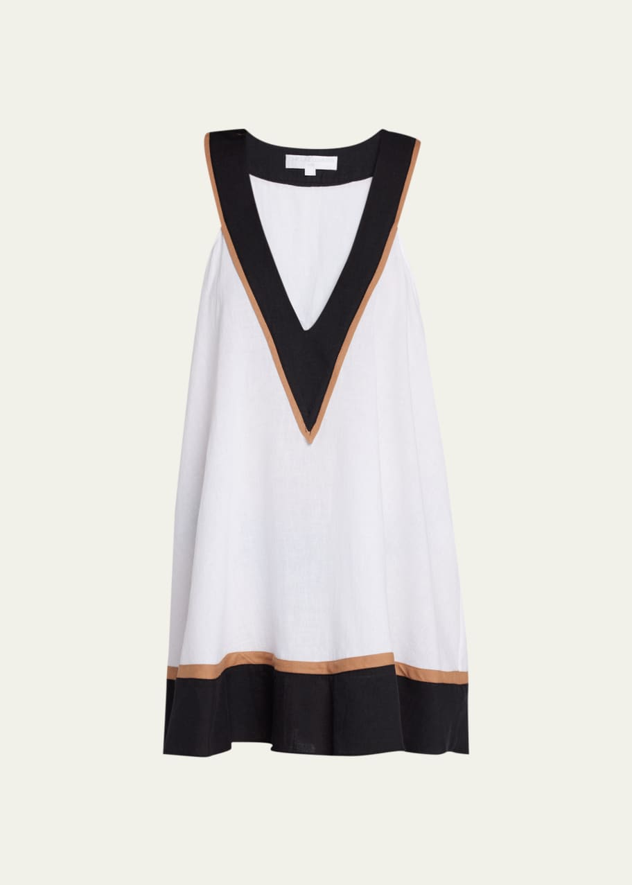 Caroline Constas Cassia Mini Dress Coverup - Bergdorf Goodman