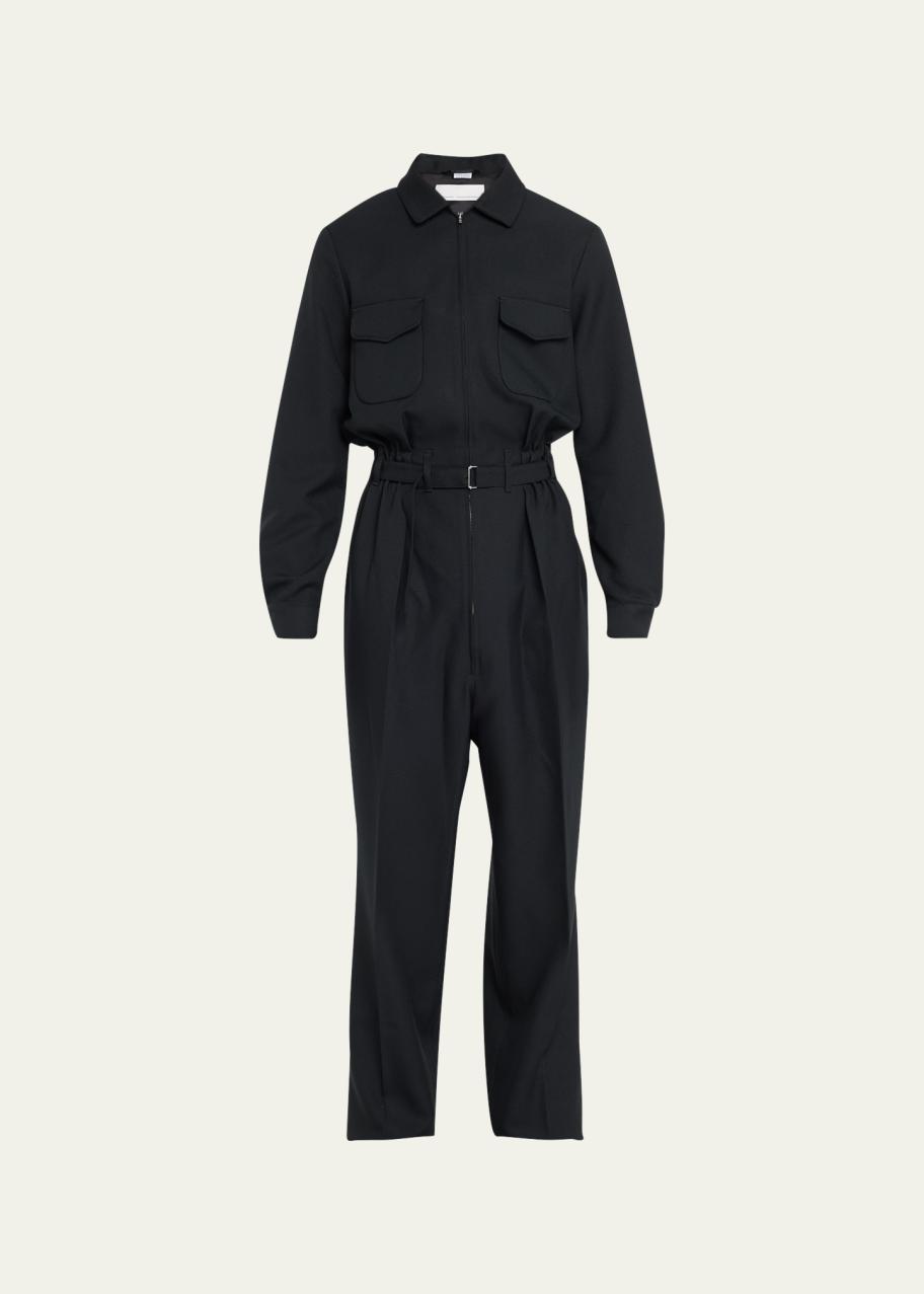 RANDOM IDENTITIES Men's Simmo Solid Jumpsuit - Bergdorf Goodman