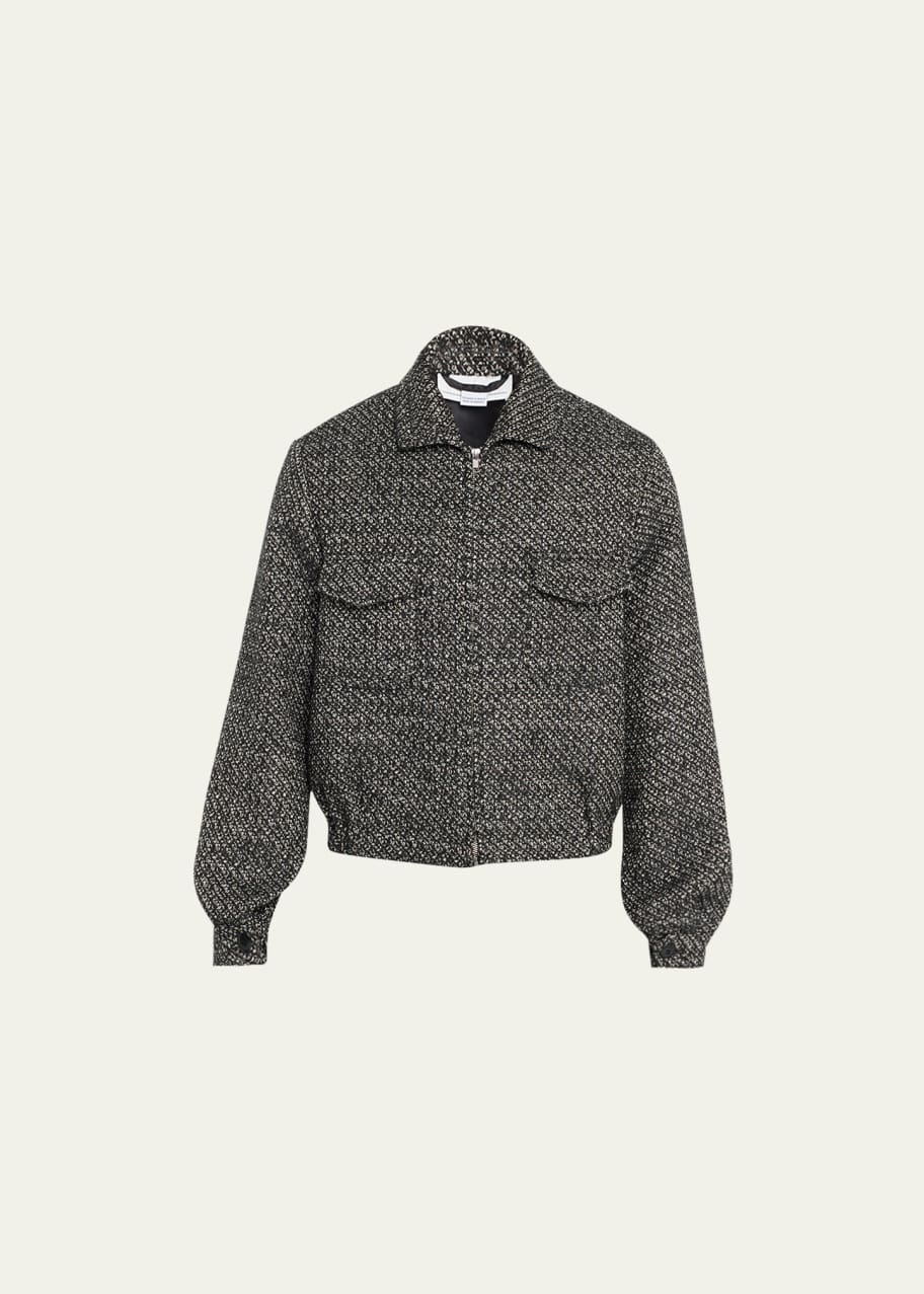 Image 1 of 1: Men's Simmo Tweed Blouson Jacket