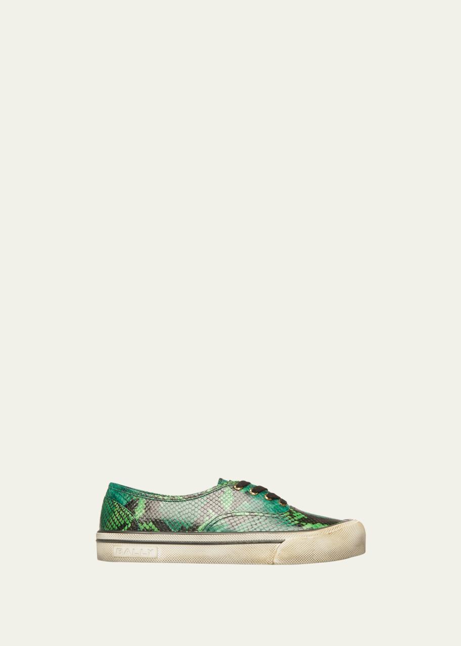 Bally snake print sneakers Bally Men main image 3