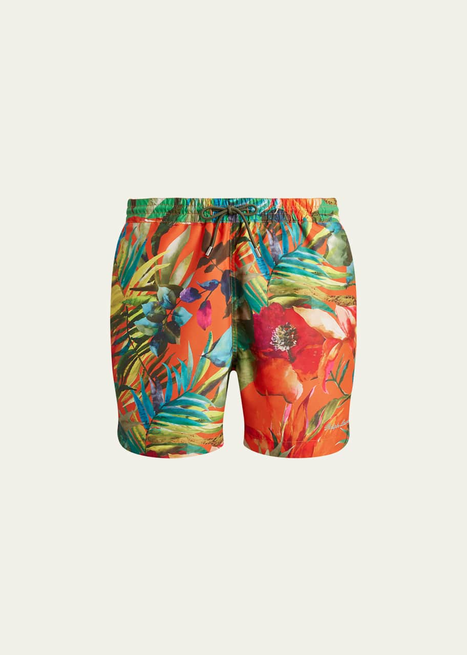 Ralph Lauren Purple Label Men's Amalfi Swim Trunks - Bergdorf Goodman