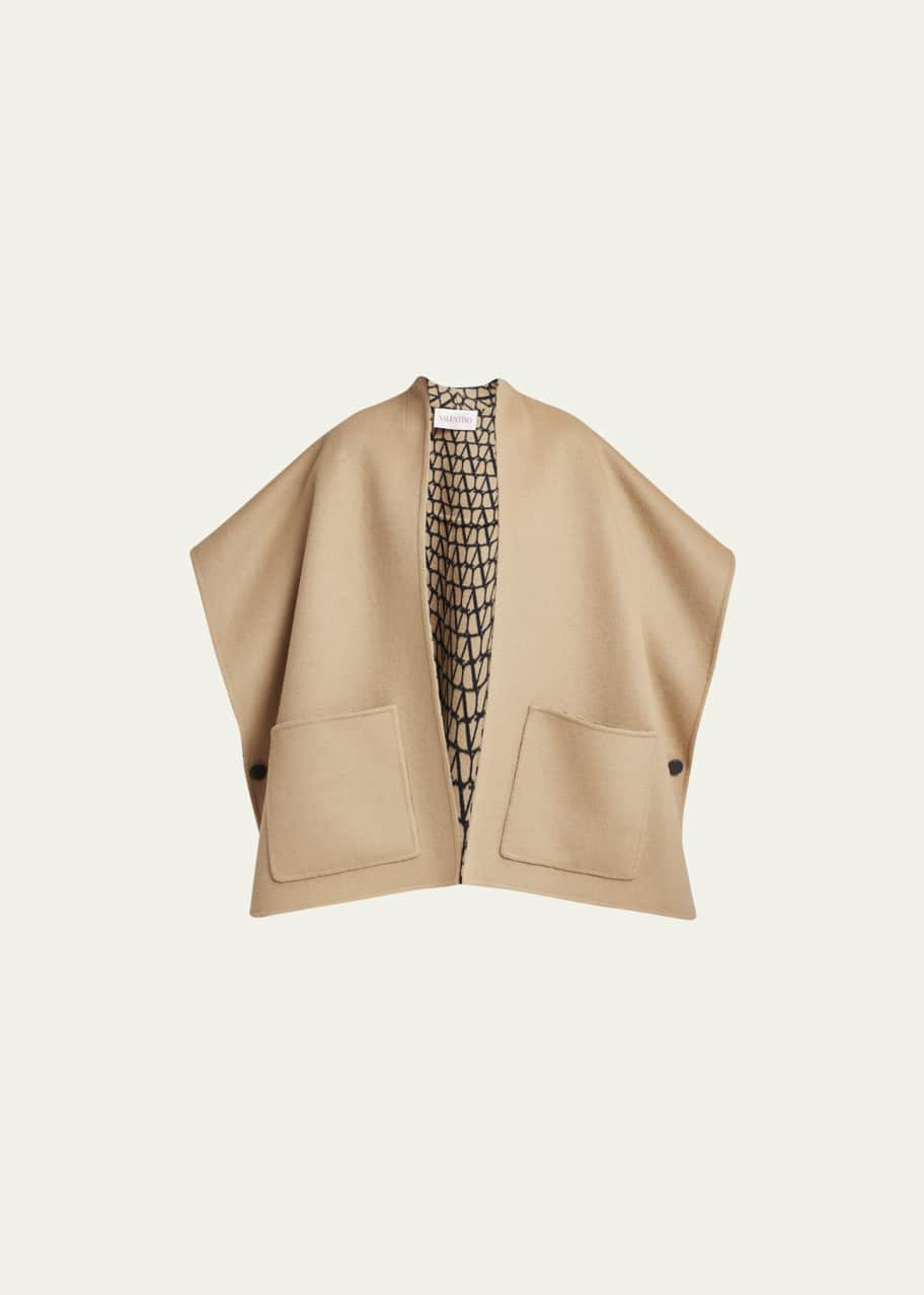 Valentino cape coat shop