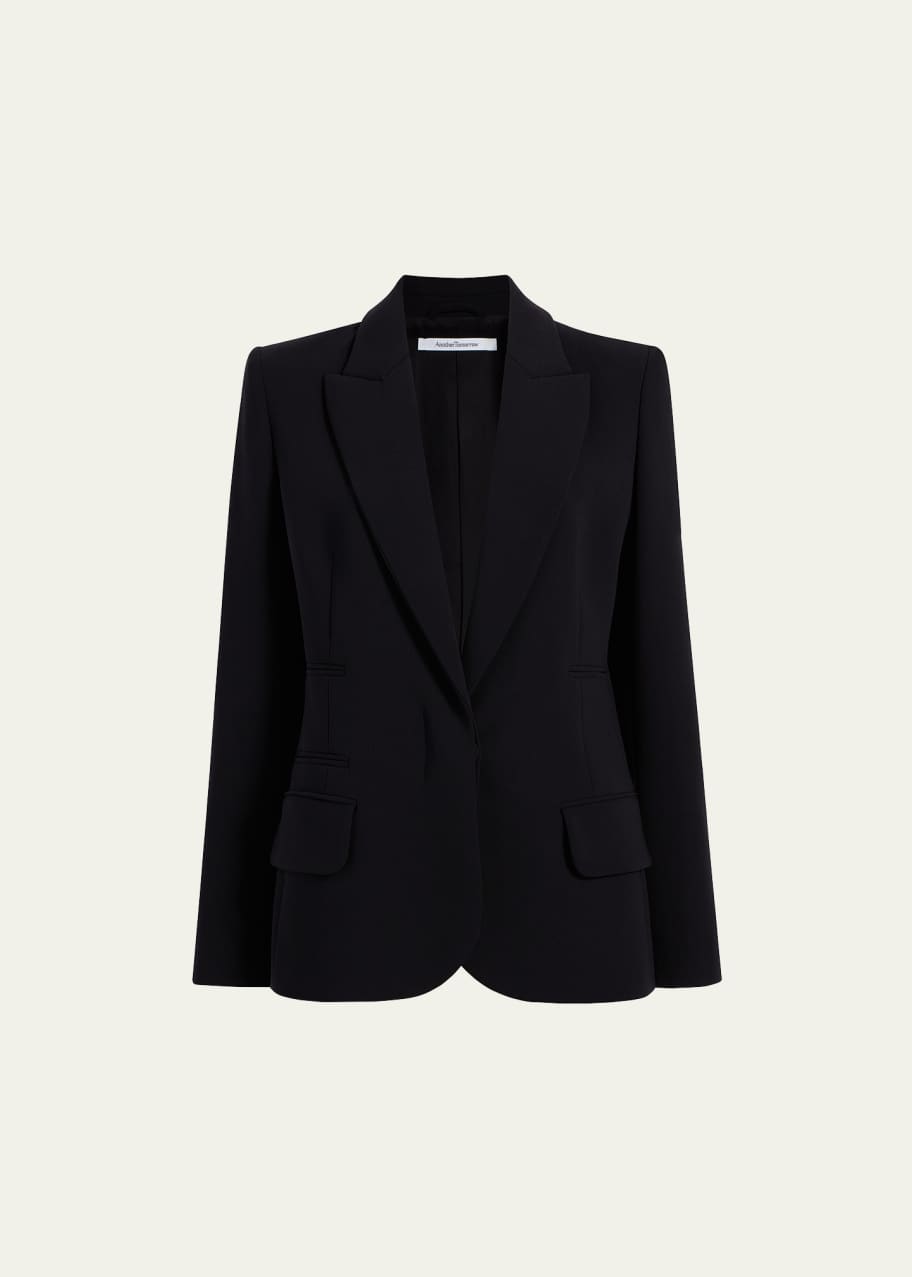Another Tomorrow Doppio Tailored Blazer Jacket - Bergdorf Goodman