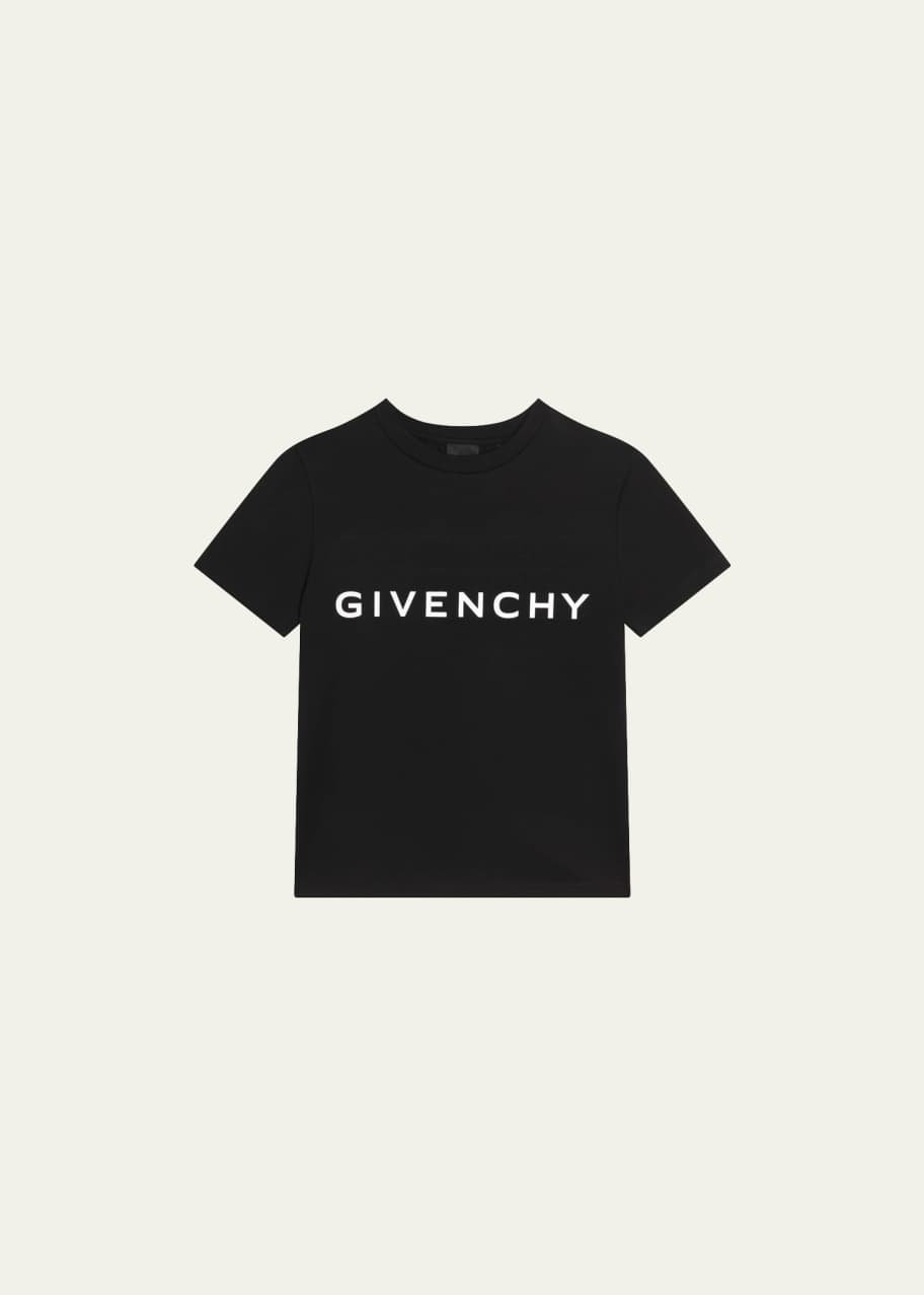 Givenchy contrast best sale logo t shirt
