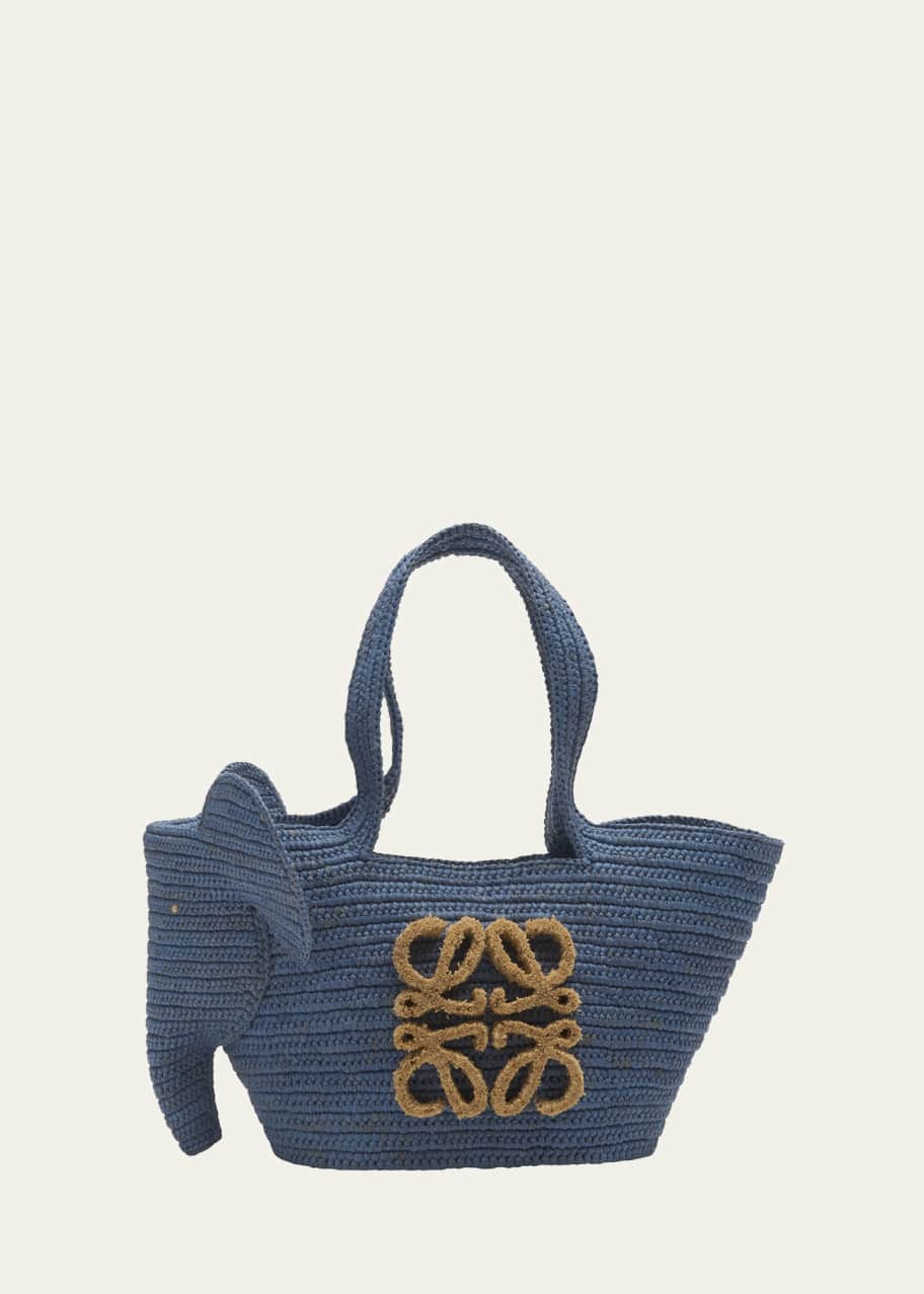Loewe Elephant Small Basket Top-Handle Bag - Bergdorf Goodman