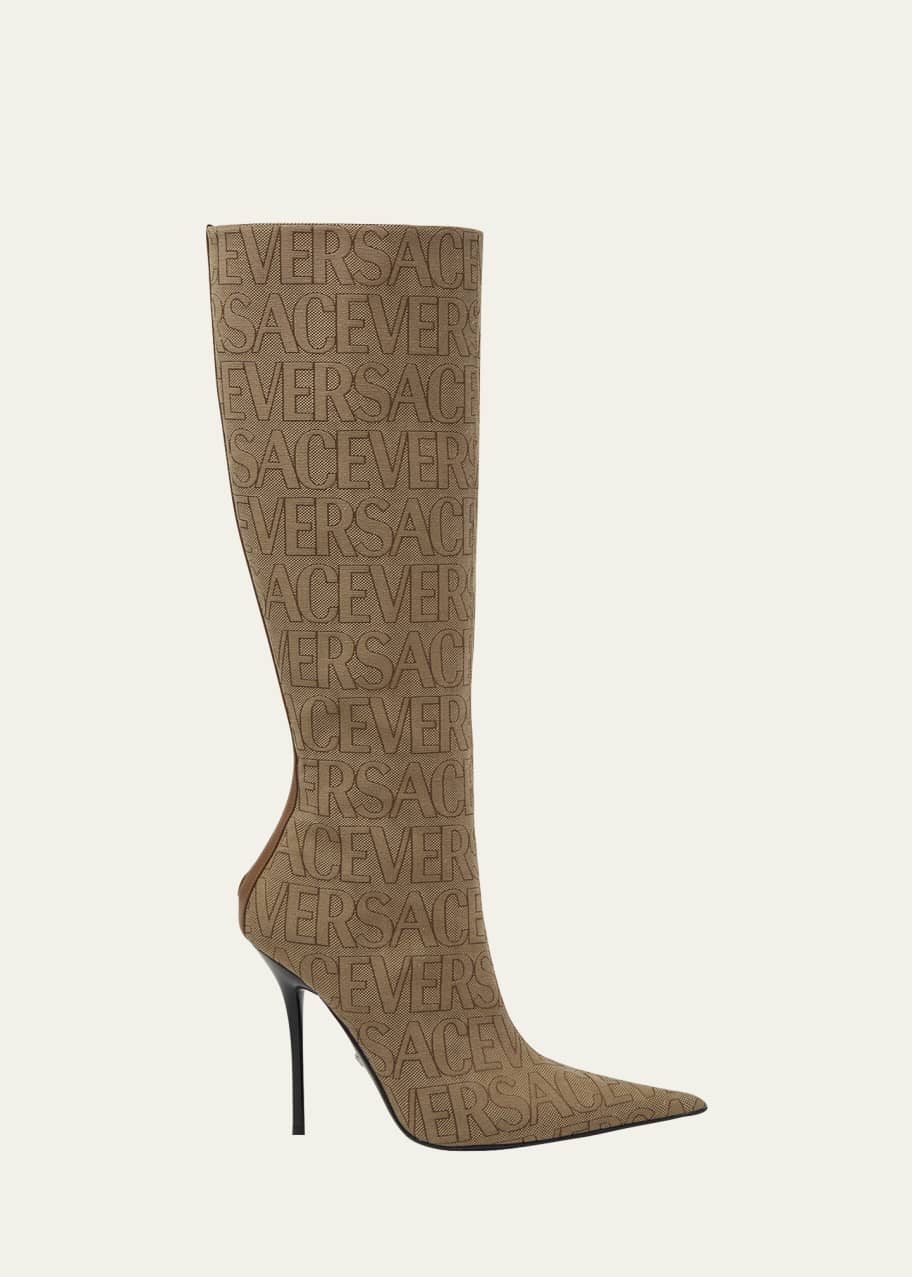 Versace cross boots discount