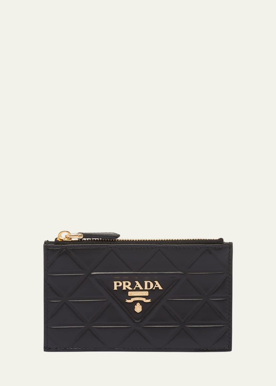 Prada zip card holder discount