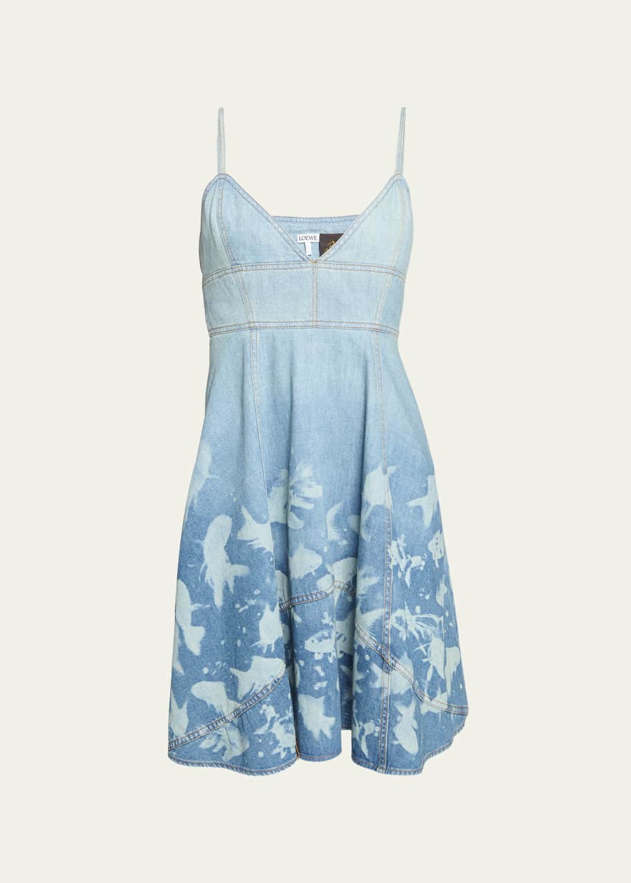 blue holiday dress for women Blue Parrot Tara Fish Button Front Maxi Dress main image 1