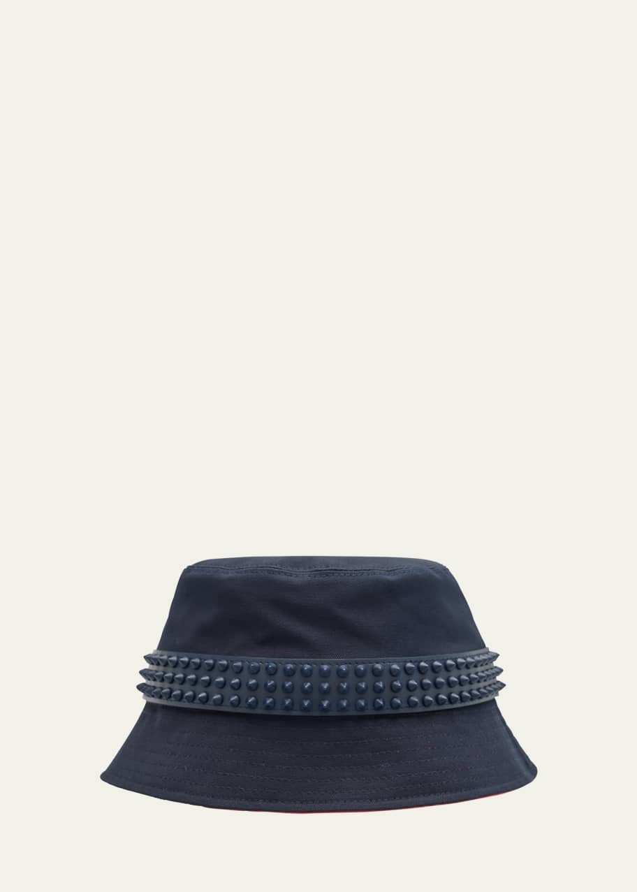 Christian Louboutin Men's Bobino Spike Bucket Hat - Bergdorf