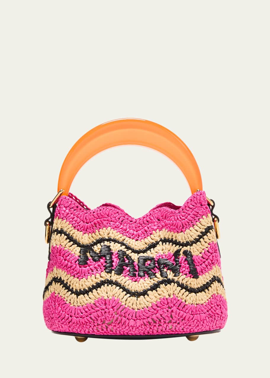 Marni x No Vacancy Inn Venice Crochet Bucket Bag - Bergdorf Goodman