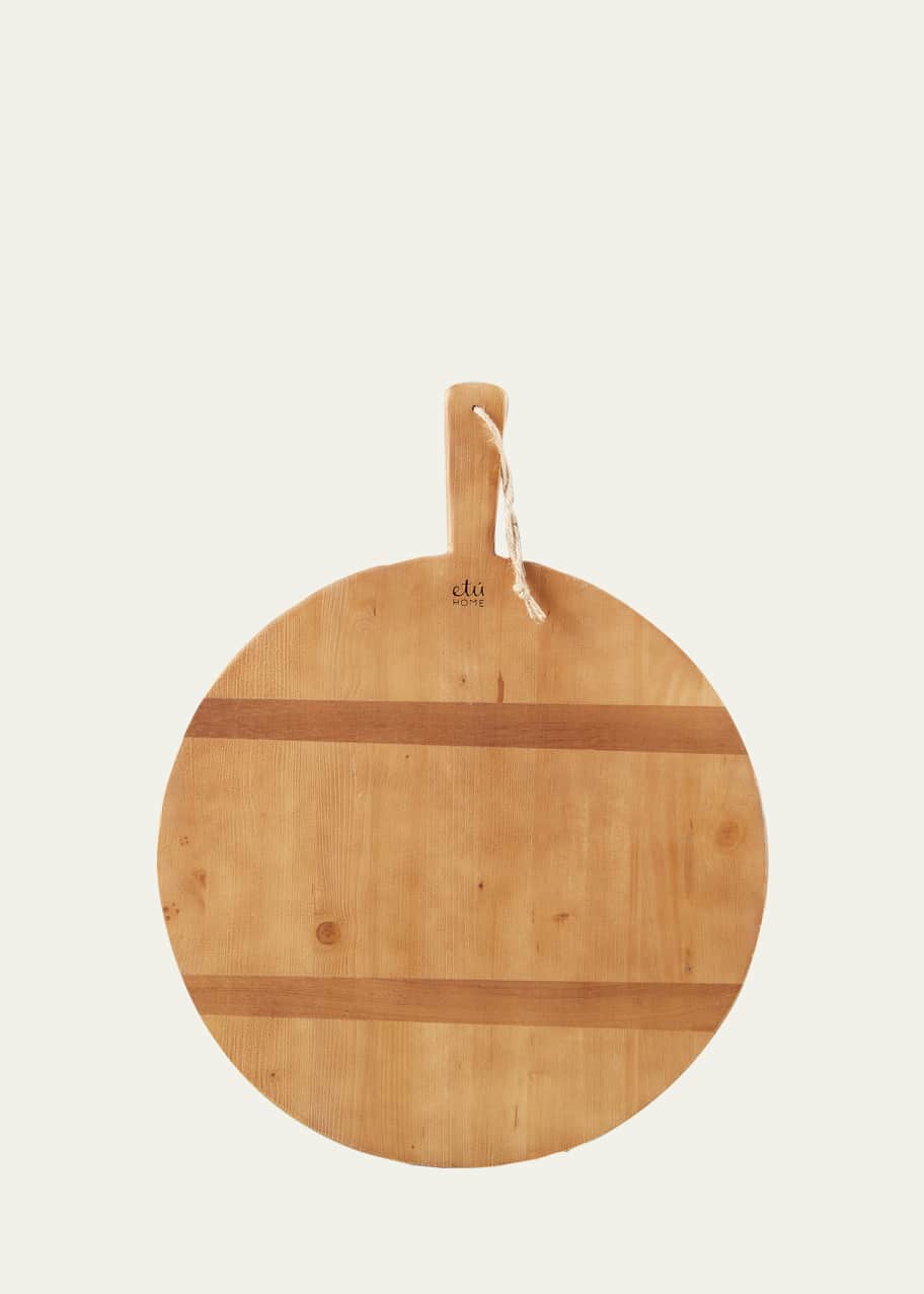 Image 1 of 1: Round Pine Medium Charcuterie Board, 25.2"