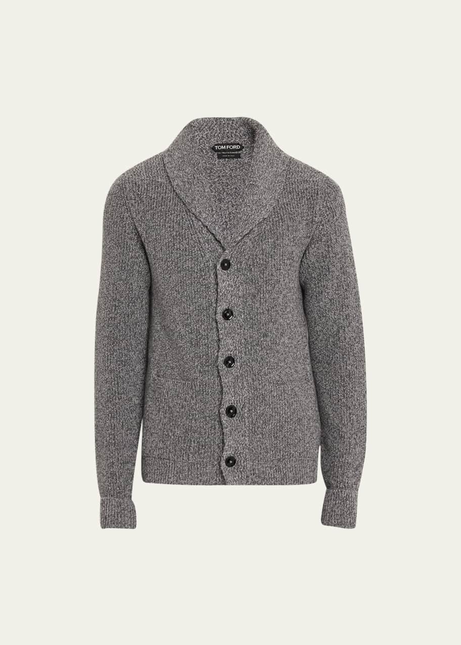 Mens cashmere shawl collar cardigan sweater online