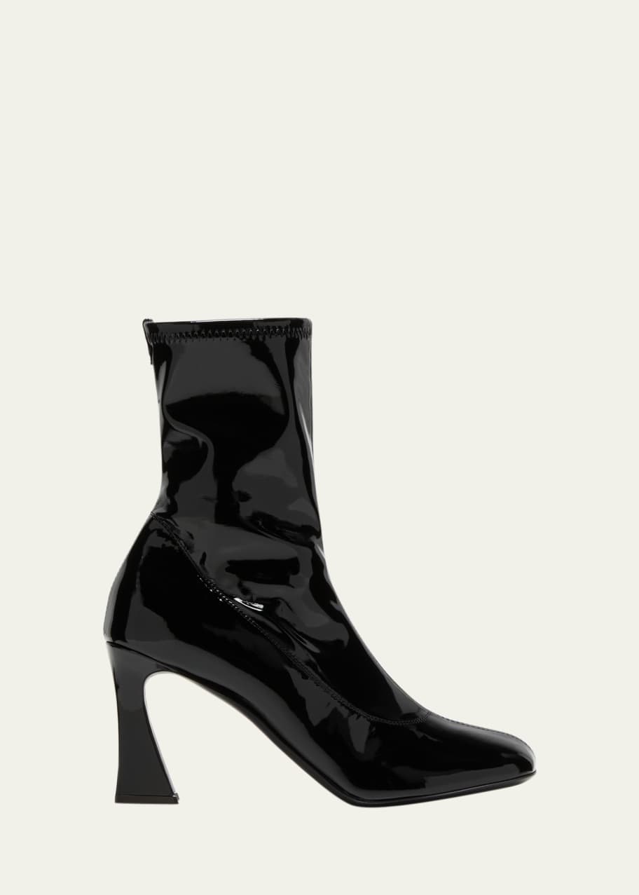 Giuseppe Zanotti Stretch Patent Ankle Booties Bergdorf Goodman